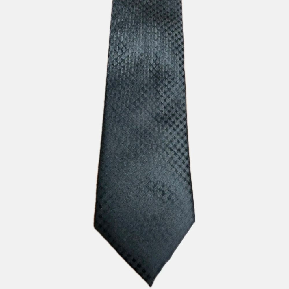 Geoffrey Beene Black Checkered Tie